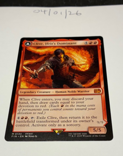 Magic the Gathering MTG Clive, Ifrit's Dominant x1 Mythic Card NM/M - Image 1