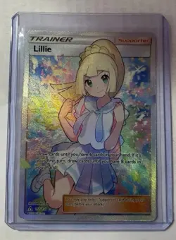 Lillie - 151/156 - Pokemon Ultra Prism Sun & Moon Full Art Ultra Rare Card NM - Image 1