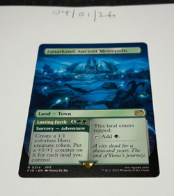 Magic the Gathering MTG Zanarkand, Ancient Metropolis x1 Rare B'less Card NM/M - Image 1