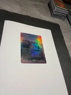 Magic the Gathering MTG Fishing Gear x1 Borderless FOIL Card NM/M - Image 2