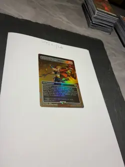 Magic the Gathering MTG Search for Dagger x1 Borderless FOIL Card NM/M - Image 2