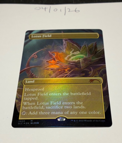 Magic the Gathering MTG Lotus Field x1 Borderless FOIL Card NM/M Secret Lair - Image 1