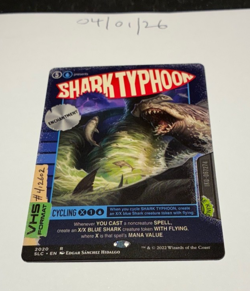 Magic the Gathering MTG Shark Typhoon x1 Borderless Card NM/M Secret Lair - Image 1