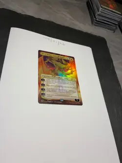 Magic the Gathering MTG Nicol Bolas, God-Pharaoh x1 B'less FOIL Card NM/M Secret - Image 2