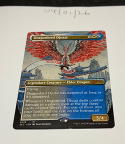 Magic the Gathering MTG Dragonlord Ojutai x1 Borderless Card NM/M Secret Lair - Image 1