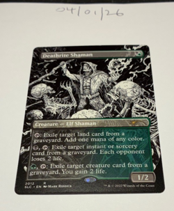 Magic the Gathering MTG Deathrite Shaman x1 Borderless Card NM/M Secret Lair - Image 1