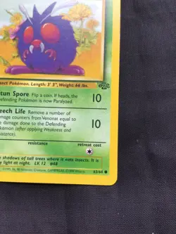 Pokemon Cards: Jungle 1st Edition Common: Venonat 63/64 - Image 4