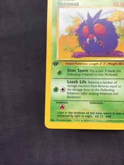 Pokemon Cards: Jungle 1st Edition Common: Venonat 63/64 - Image 5