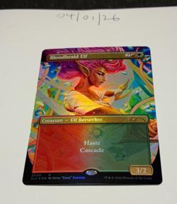 Magic the Gathering MTG Bloodbraid Elf x1 B'less FOIL Card NM/M Secret Lair - Image 1