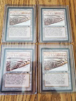 MAGIC THE GATHERING Lot of Four (4) STRIP MINE ANTIQUITIES Very Nice Condition - Image 1