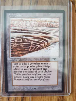 MAGIC THE GATHERING Lot of Four (4) STRIP MINE ANTIQUITIES Very Nice Condition - Image 4