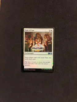 Rule of Law FOIL [Core Set 2020] Magic MTG Cards MP/HP - Image 1