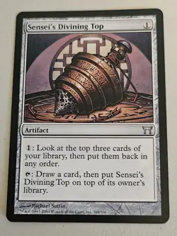 MTG Sensei's Divining Top - Champions of Kamigawa #268, NM - Image 1