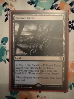 Polluted Delta X1 Mtg Khans Of Tarkir Nm - Image 1