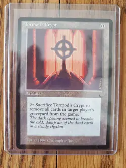 MAGIC THE GATHERING Tormod's Crypt THE DARK (1994) Uncommon Artifact Lot of Four - Image 3