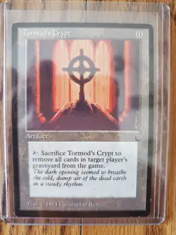 MAGIC THE GATHERING Tormod's Crypt THE DARK (1994) Uncommon Artifact Lot of Four - Image 4