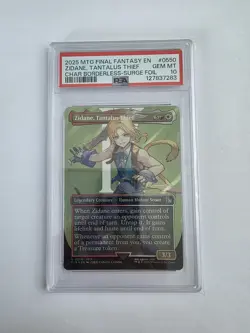 Zidane, Tantalus Thief Borderless Surge Foil PSA 10 Final Fantasy MTG - Image 1