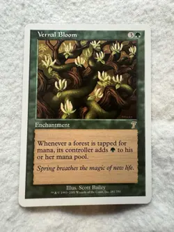MTG - Vernal Bloom - 7th Edition - NM - Free Shipping! - Image 1