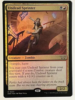 Undead Sprinter Duskmourn: House of Horror Foil MTG NM - Image 1