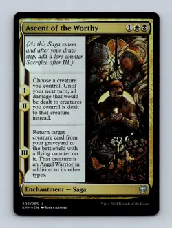 Ascent of the Worthy Kaldheim Foil MTG NM - Image 1