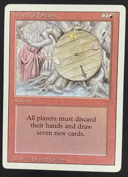 MTG Wheel of Fortune (Revised Edition) - Lightly Played - Image 1