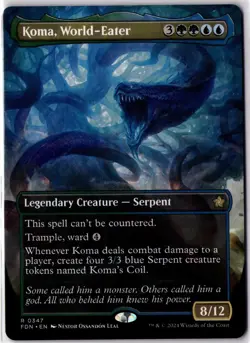 Koma, World-Eater - #0347 Borderless (FDN) Foundations - Image 1