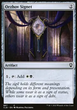 Orzhov Signet - Non-Foil - CLB - 867 | MTG Card - Image 3