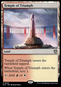 Temple of Triumph - Non-Foil - OTC - 335 | MTG Card - Image 3