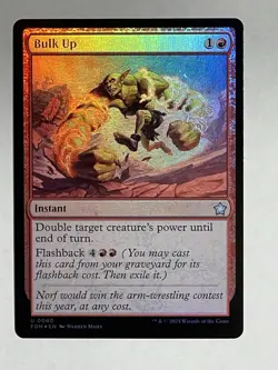 Magic the Gathering - Bulk Up - Foil - Foundations - NM - Image 1