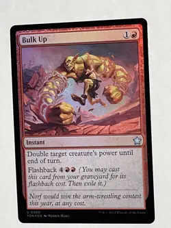 Magic the Gathering - Bulk Up - Foil - Foundations - NM - Image 3