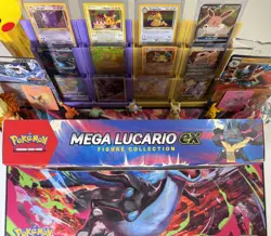 Mega Lucario EX Figure Collection Box Pokemon TCG Set New Sealed + Free Shipping - Image 4