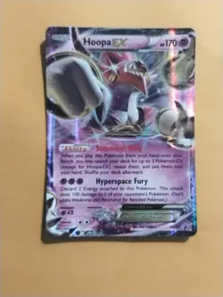 Pokemon TCG Hoopa-EX XY Black Star Promos XY71 Holo Promo - Image 1