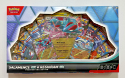 Pokemon Salamence ex & Reshiram ex Premium Collection Box 10PACKS! - Image 1