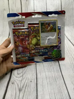 Pokemon Sword & Shield Battle Styles 3 Booster Pack Blister w/ Coin - Image 4
