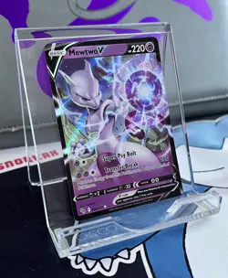 Pokemon TCG Mewtwo V Holo Ultra Rare Card 030/078 Pokemon Go Full Art - Image 2