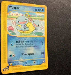 Pokemon AQUAPOLIS - 2x #117/147 Wooper - Nonholo - ENG - NM and MP - Image 5