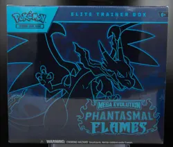 Pokemon Mega Evolution Phantasmal Flames Elite Trainer Box ETB Sealed - Image 1