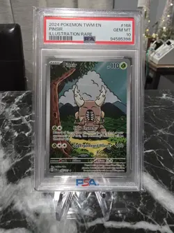 Pokemon Pinsir Illustration Rare Twilight Masquerade 168/167 PSA 10 Gem Mint - Image 1