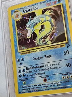 1999 POKEMON BASE SET UNLIMITED #6 GYARADOS-HOLO PSA 7 Graded Pokemon Vintage - Image 4