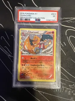 2016 Pokemon Xy Generations Radiant Collection Charizard #RC5 PSA 7 - Image 1