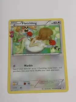 Pokemon Fletchling RC25/RC32 Generations Radiant Collection TCG Card LP - Image 1