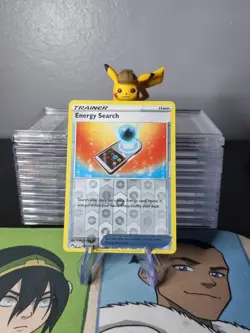 128/159 ENERGY SEARCH | REVERSE HOLO TRAINER | CROWN ZENITH POKEMON CARD - Image 1