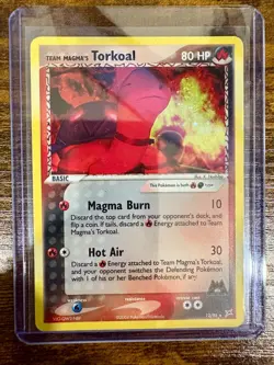Team Magma's Torkoal - 12/95 - Pokemon Ex Team Magma vs. Aqua Holo Card (LP) - Image 1