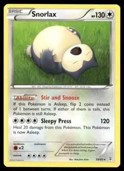 Pokemon Cards Snorlax 58/83 Generations Rare NM - Image 1