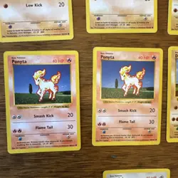 13 Card Lot Pokemon Shadowless Basic Vintage WOTC - Image 4