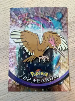 2000 Topps Chrome Pokemon Series 1 #22 Fearow B Embossed - Image 1