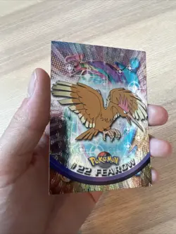 2000 Topps Chrome Pokemon Series 1 #22 Fearow B Embossed - Image 2