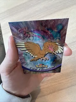 2000 Topps Chrome Pokemon Series 1 #22 Fearow B Embossed - Image 5