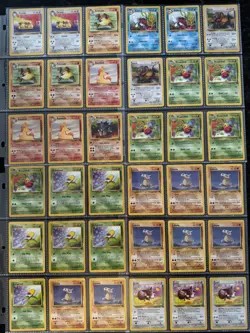 Pokemon Jungle - Partial Set 167 Cards (9 Rare) - Image 3