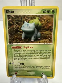 Pokemon TCG Delta Species EX Ditto Bulbasaur 36/113 Near Mint - Image 1